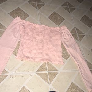 Hollister long sleeve off the shoulder top